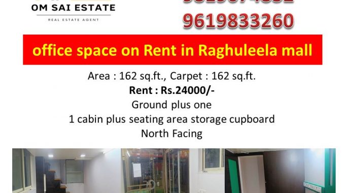 Commercial office For Rent At Raghuleela Mega Mall